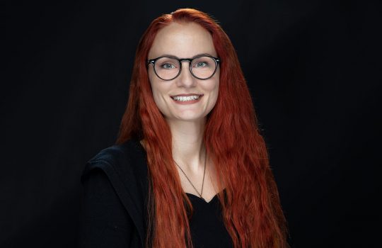 Aleksandra Ciprijanovic, a Wilson Fellow and associate scientist at the U.S. Department of Energy's Fermi National Accelerator Laboratory, has been awarded the 2025 DOE Early Career Award. Credit: Ryan Postel, Fermilab