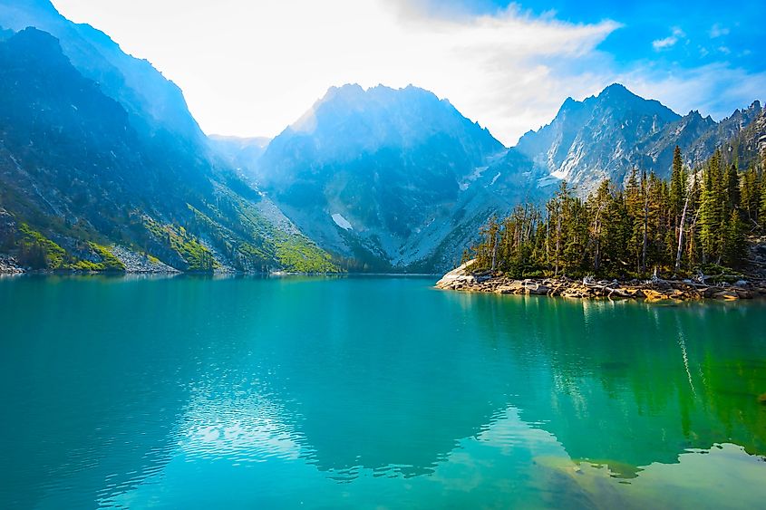 Kolchak Lake in the Okanogan-Wenatchee National Forest, Washington.