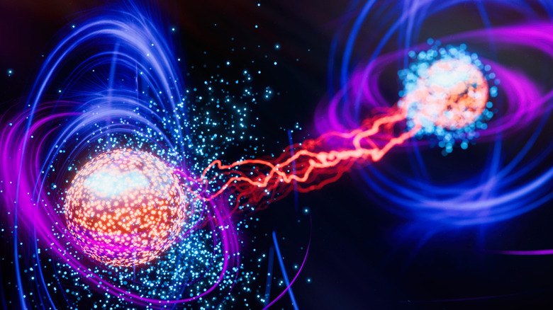 Abstract representation of quantum entanglement