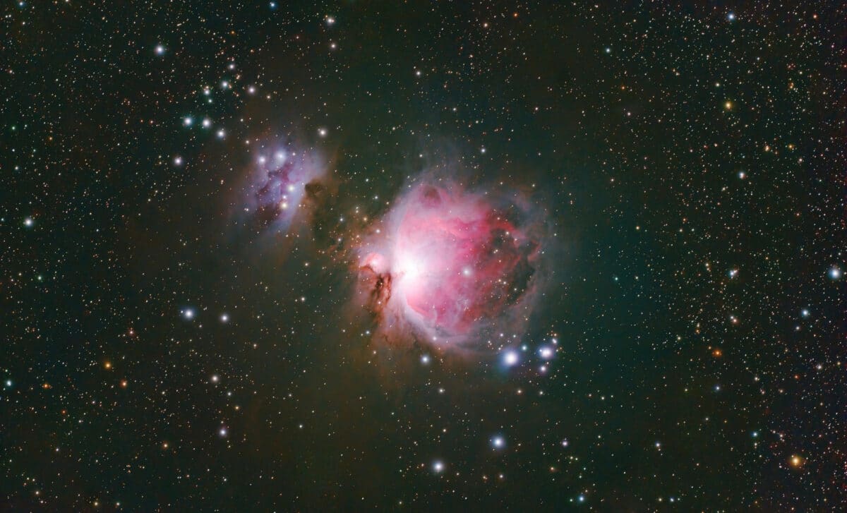     View of the Orion Nebula in space