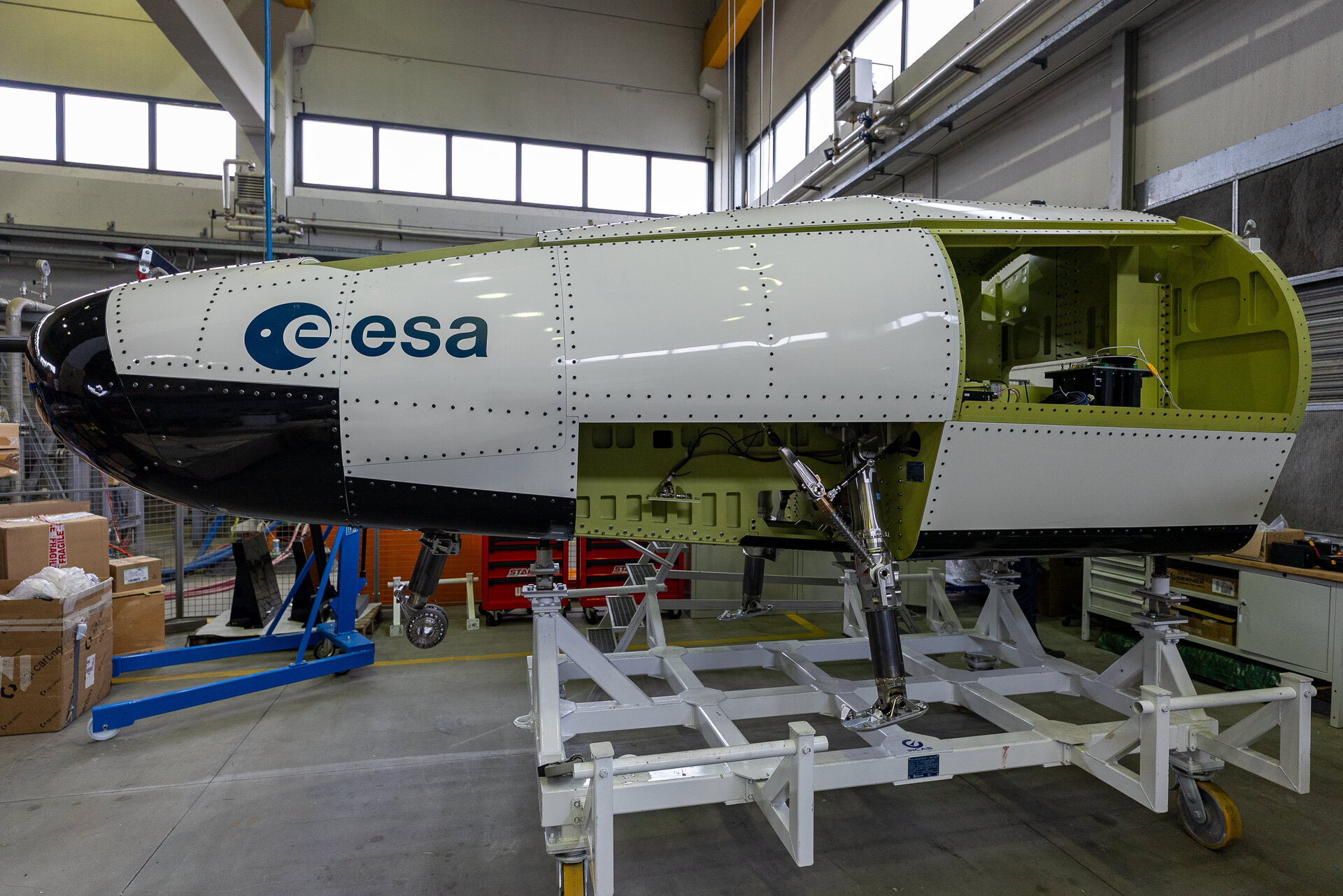 First full-size Space Rider test model assembled