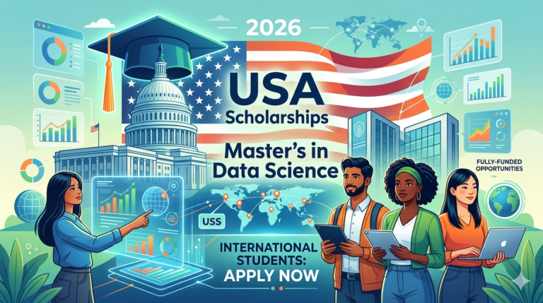 2026 USA Scholarships for International Students: Master’s in Data Science Programs