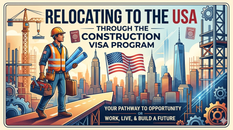Opportunity to Earn Up to $45,000 While Relocating to the USA Through the Construction Visa Program